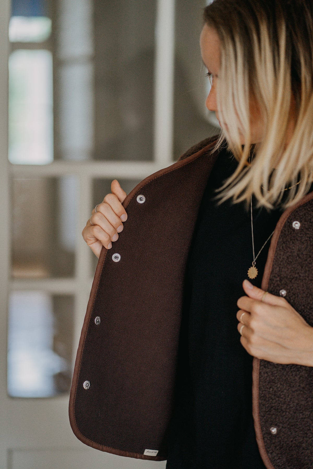 Morning Vest - Chocolate Brown