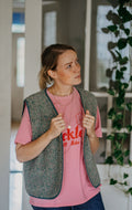 Morning Vest - Green Confetti