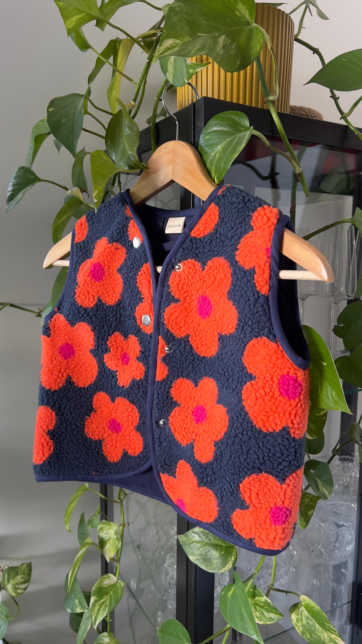 Morning Vest Kids – Orange Flowers