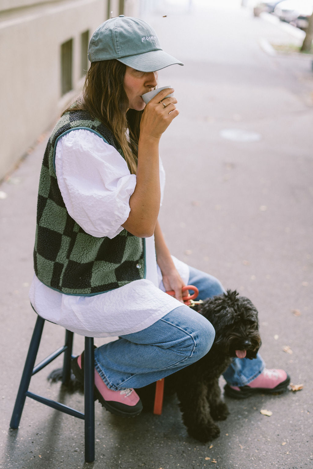 Morning Vest - Green Brick