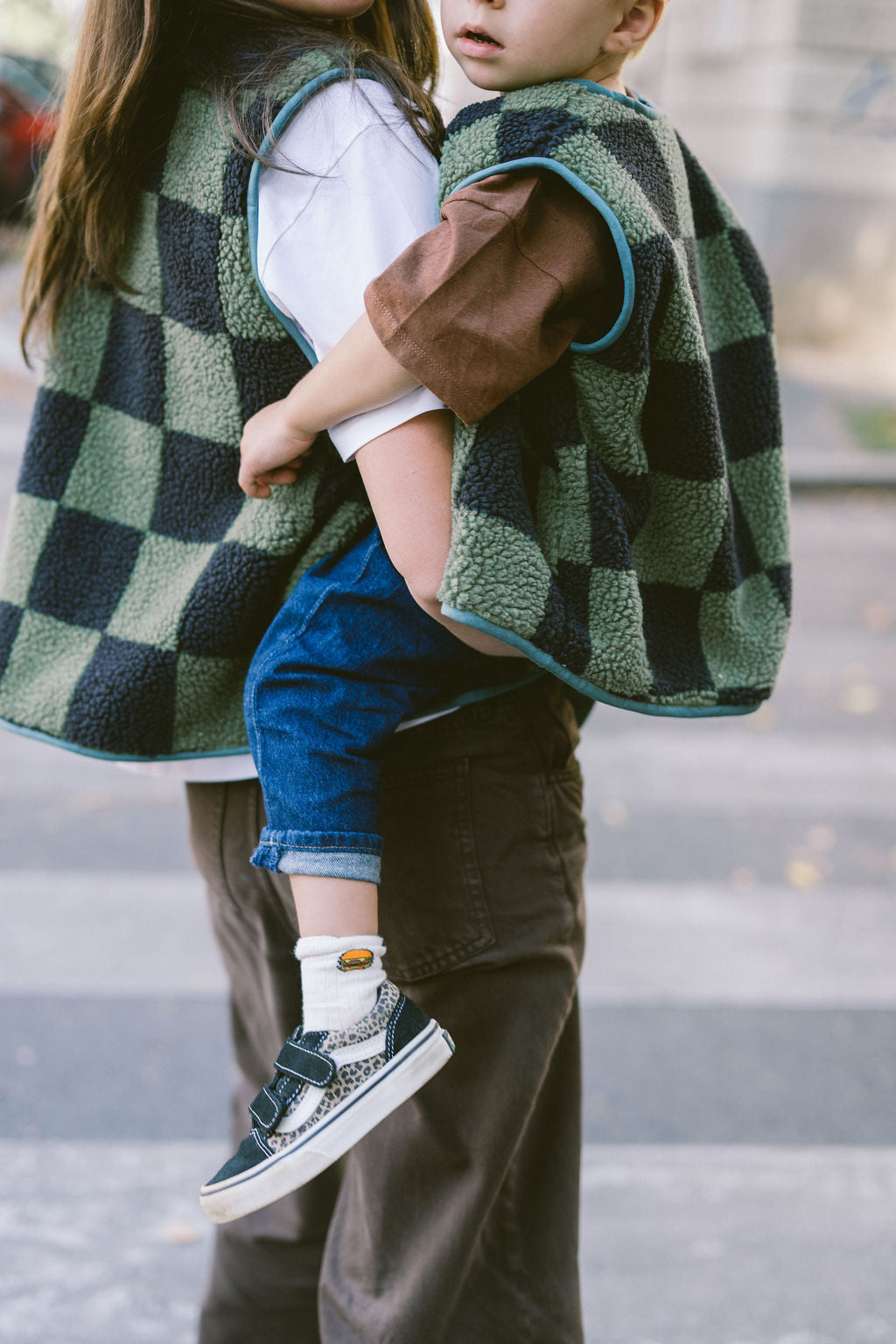 Morning Vest Kids – Green Brick