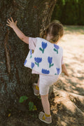 Morning Vest Kids – Purple Tulips