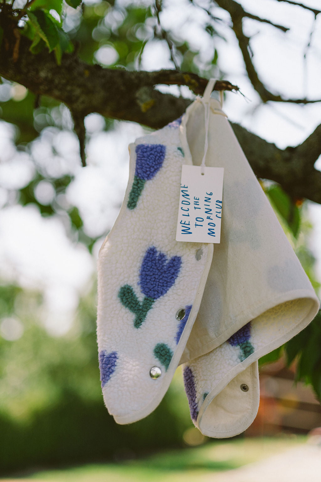 Morning Vest Kids – Purple Tulips